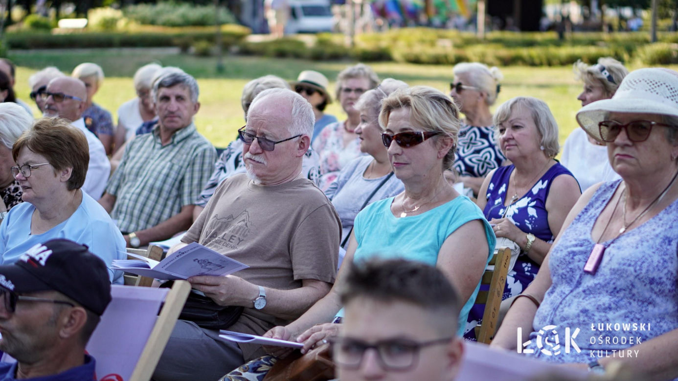 Chętnych do wspólnego śpiewania w Łukowie nie brakowało