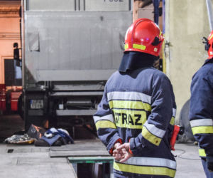 CIĘŻARÓWKA PRZYGNIOTŁA JANUSZA.