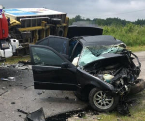 Siedliszcze: 19-latek ZGINĄŁ w drodze z MATURY! Wypadek maturzystów pod Chełmem [ZDJĘCIA]