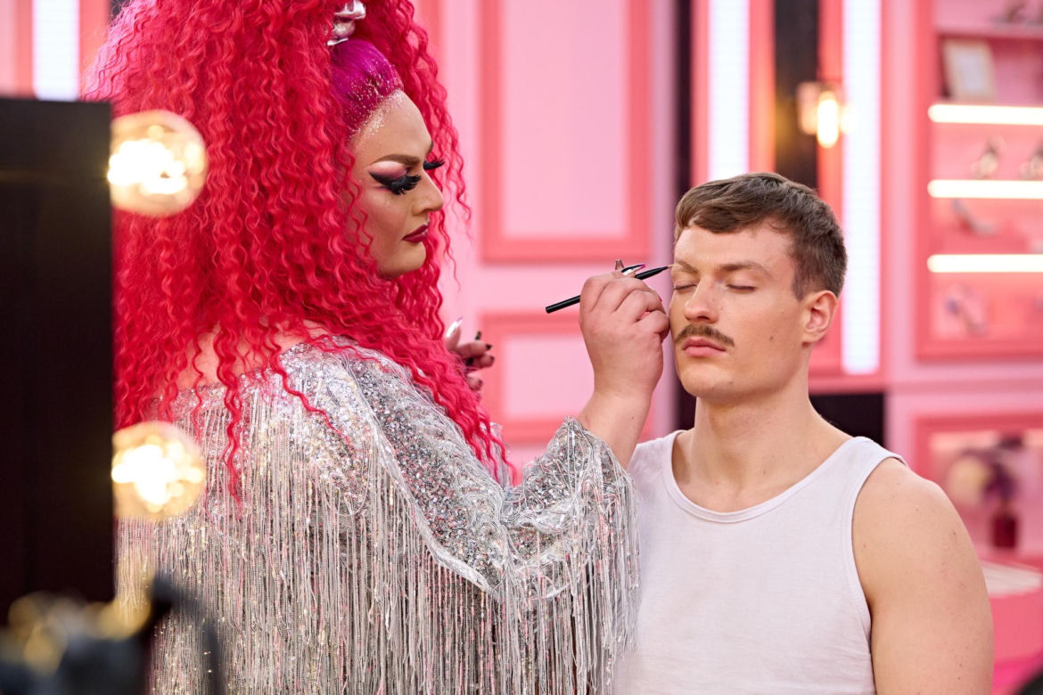 Adelon i Tadeusz Mikołajczak  w "Czas na Show. Drag Me Out!"