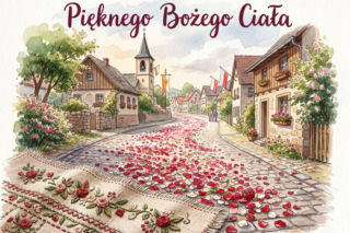 Tradycja w wirtualnym wydaniu. Eleganckie kartki na Boże Ciało