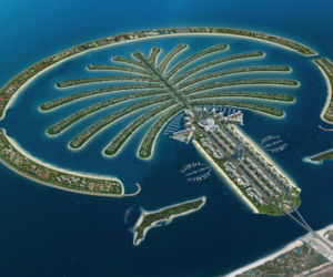 Sztuczna wyspa - The Palm Jumeirah - w Dubaju