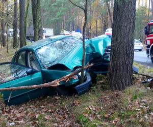 Wypadek na dk 74 pod Bełchatowem