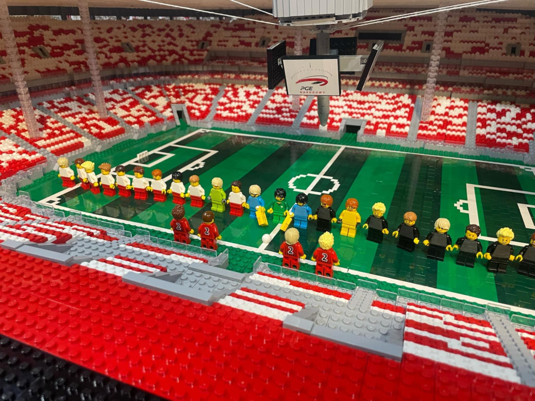 Stadion PGE Narodowy z klocków LEGO