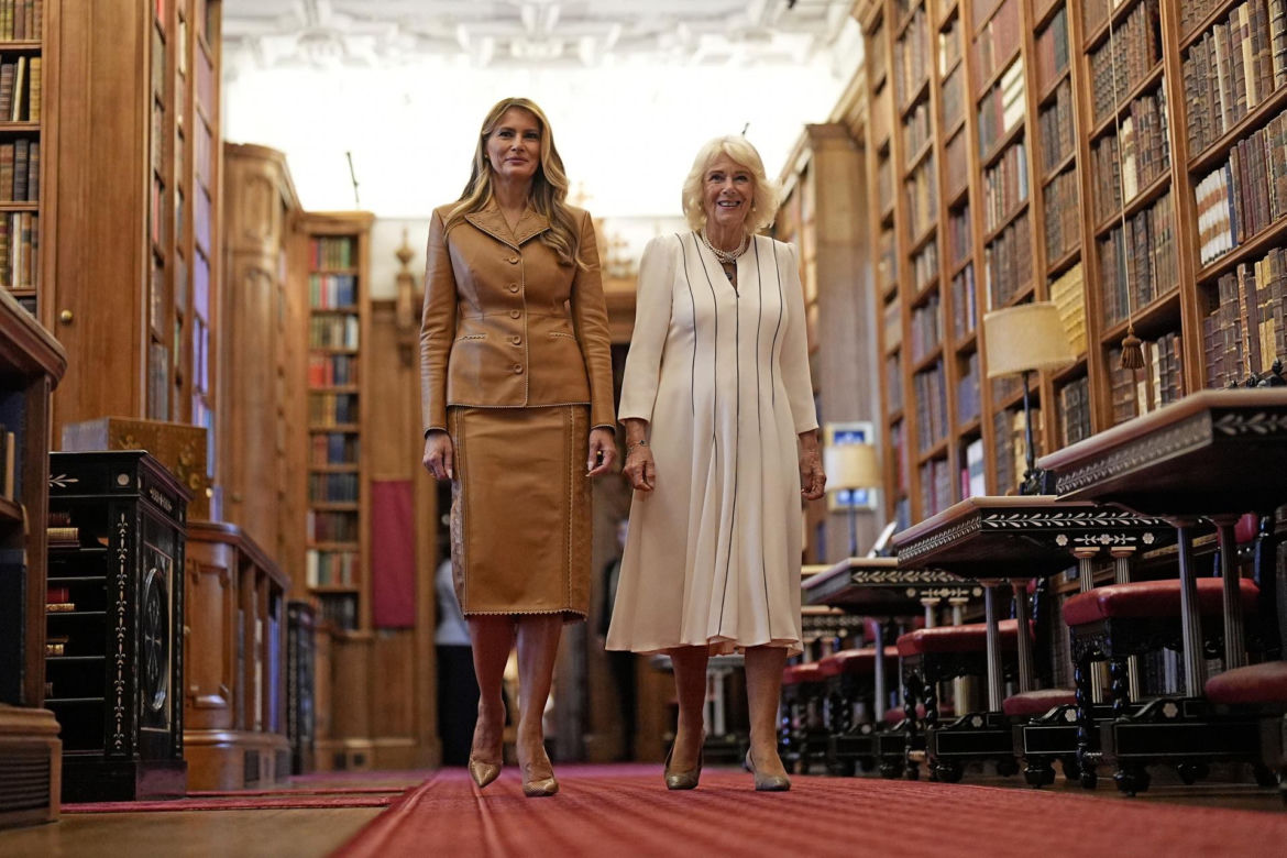 Pierwsza Dama USA w Windsorze spotkała się z królową Kamilą i księżną Kate