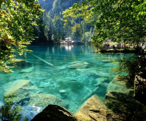 Blausee Jezioro w Szwajcarii