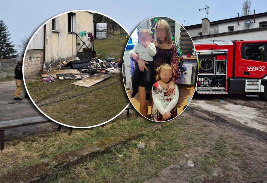 Tragedia w Wielkopolsce. 3-letnia Lena i 1,5-roczny Leon zginęli w pożarze. Ich matka zdołała uciec