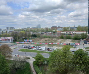 Przyszła lokalizacja inwestycji mieszkaniowej Aleje 138 w Warszawie