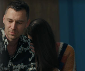 Barwy szczęścia, odc. 3342. Darek (Andrzej Niemyt), Gabrysia (Marta Juras)