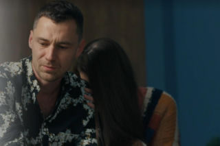 Barwy szczęścia, odc. 3342. Darek (Andrzej Niemyt), Gabrysia (Marta Juras)