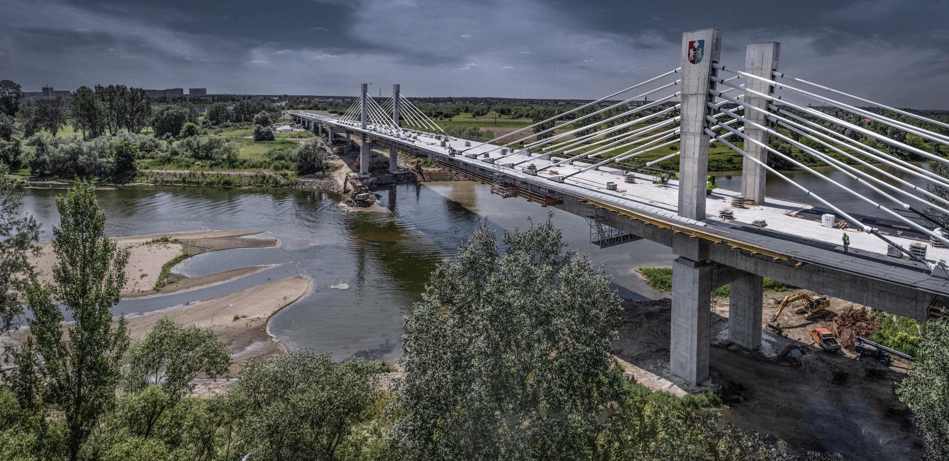 Budowa mostu nad Sanem w Stalowej Woli