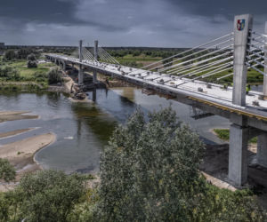 Budowa mostu nad Sanem w Stalowej Woli