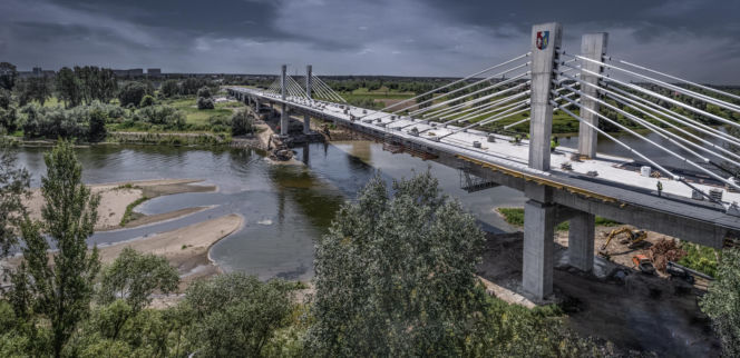 Budowa mostu nad Sanem w Stalowej Woli