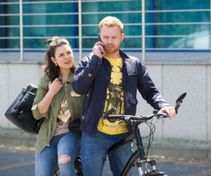 Na Wspólnej odc. 2556. Daniel (Michał Tomala), Dominika (Anna Jarosik-Trawińska)