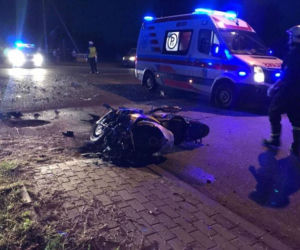 Dobrzyniewo Duże: Motocyklista zginął w zderzeniu z samochodem