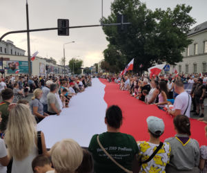 „Cześć i chwała bohaterom!”. Siedlczanie spotkali się w centrum miasta, by uczcić 82. rocznicę wybuchu Powstania Warszawskiego