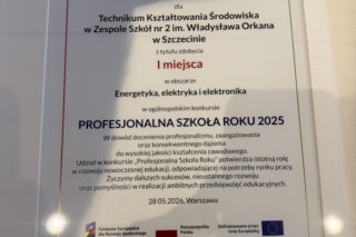 Szczecińskie technikum z prestiżowym wyróżnieniem