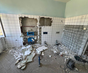 Łazienki w SP 7 w Lesznie po remoncie