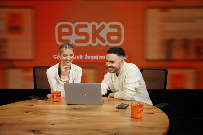 Julia Żugaj w "Gwiazdy przejmują ESKA.pl"