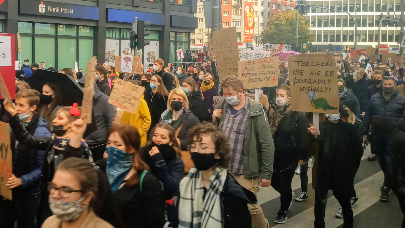 Protest kobiet w Szczecinie - 28.10.2020