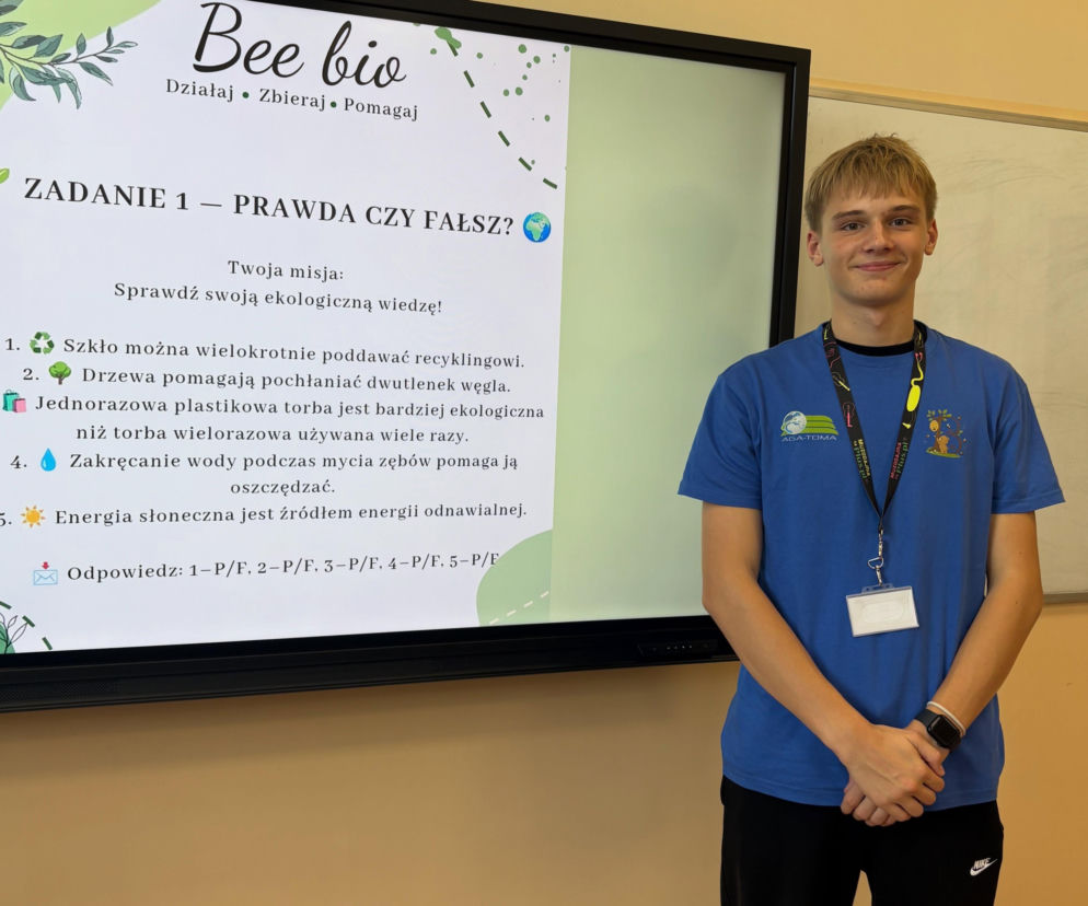Ekologia może być prosta! Uczniowie ze Szczecinka ruszyli z projektem Bee Bio.