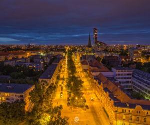 Wrocław po zmierzchu