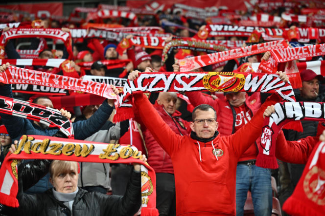 Widzew Łódź - Lech Poznań: Zdjęcia kibiców i zawodników z meczu 24. kolejki PKO BP Ekstraklasy