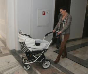 Ewa Kopacz z wnukiem