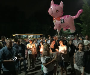 Protest przed domem Jarosława Kaczyńskiego, 22 lipca