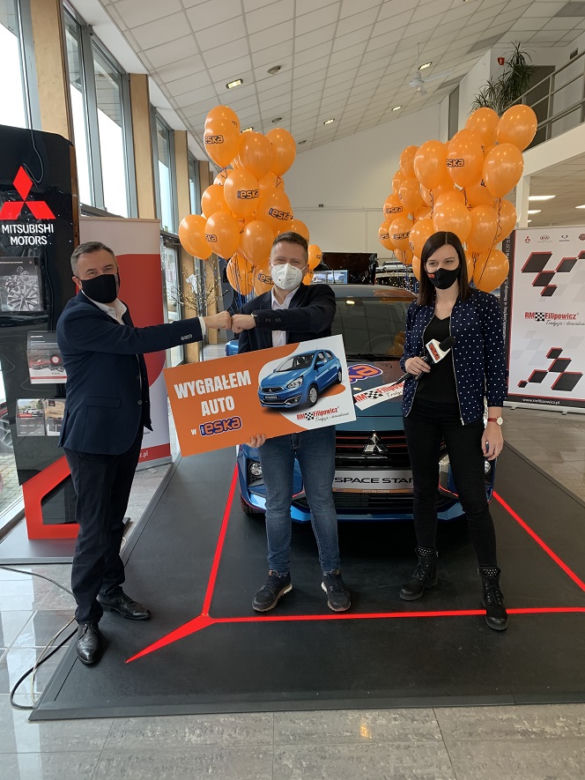 Bartek odebrał Mitsubishi Space Star od Radia ESKA!	