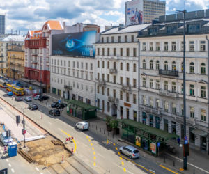 Remont torowiska tramwajowego w Alejach Jerozolimskich w Warszawie