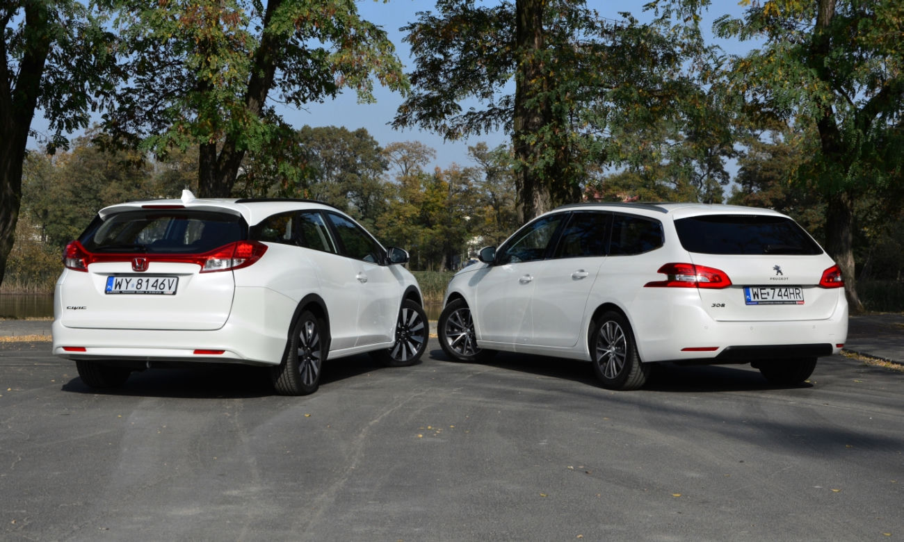 Honda Civic Tourer vs. Peugeot 308 SW