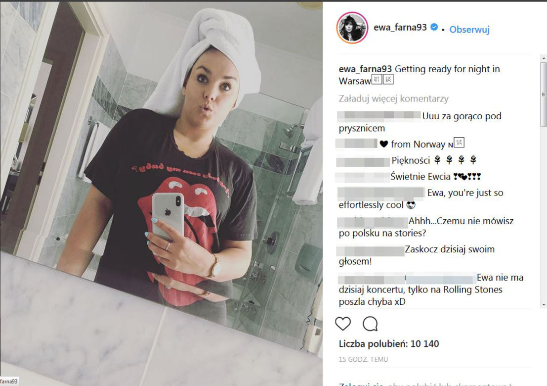 Znani na Koncercie Rolling Stones