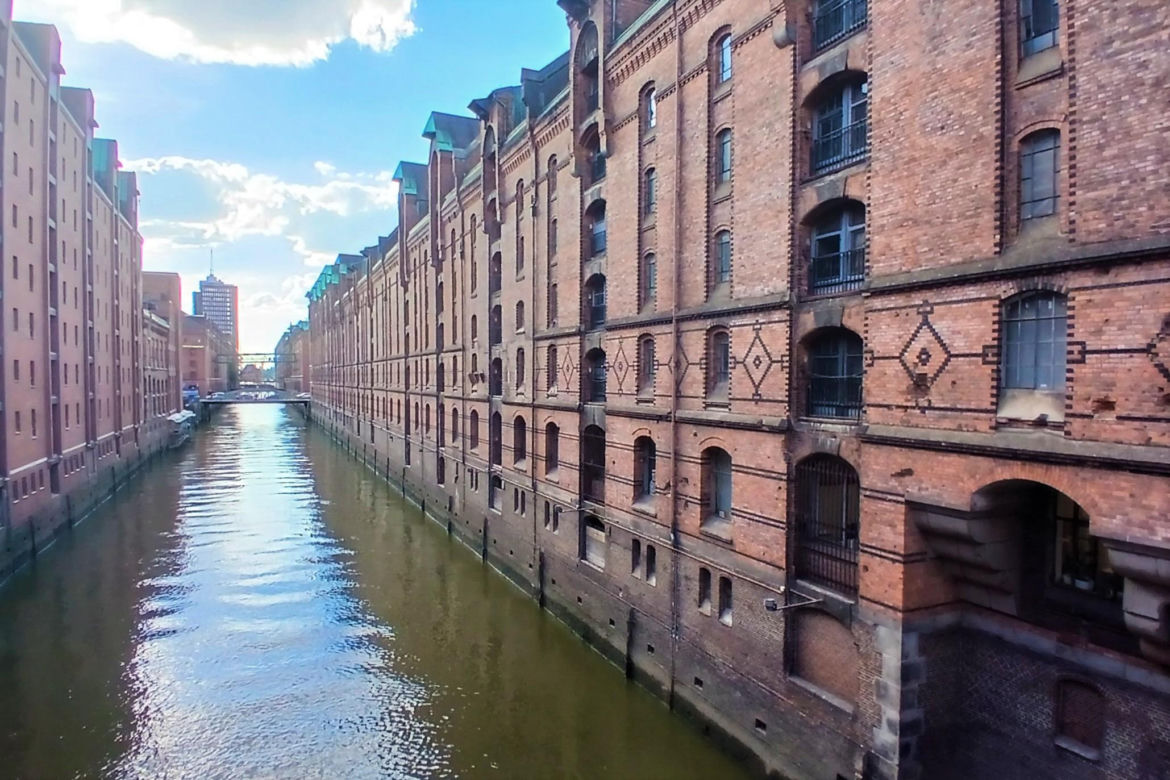 HafenCity i Speicherstadt w Hamburgu