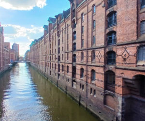 HafenCity i Speicherstadt w Hamburgu