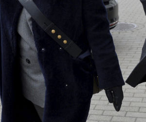 Monika Olejnik w glanach na pogrzebie zamordowaniego dziennikarza