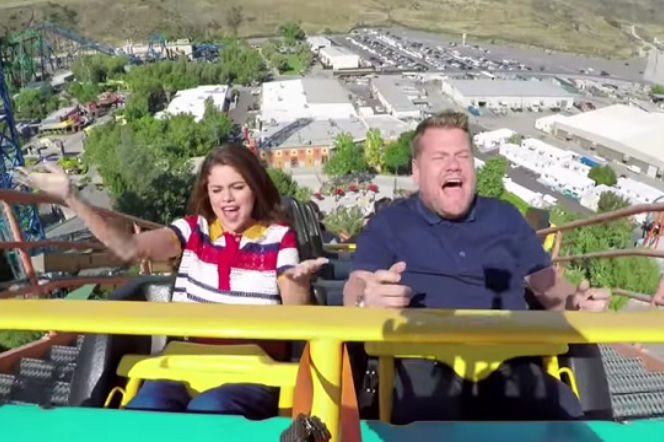 Selena Gomez w Carpool Karaoke: największe przeboje i przejażdżka na rollercoasterze