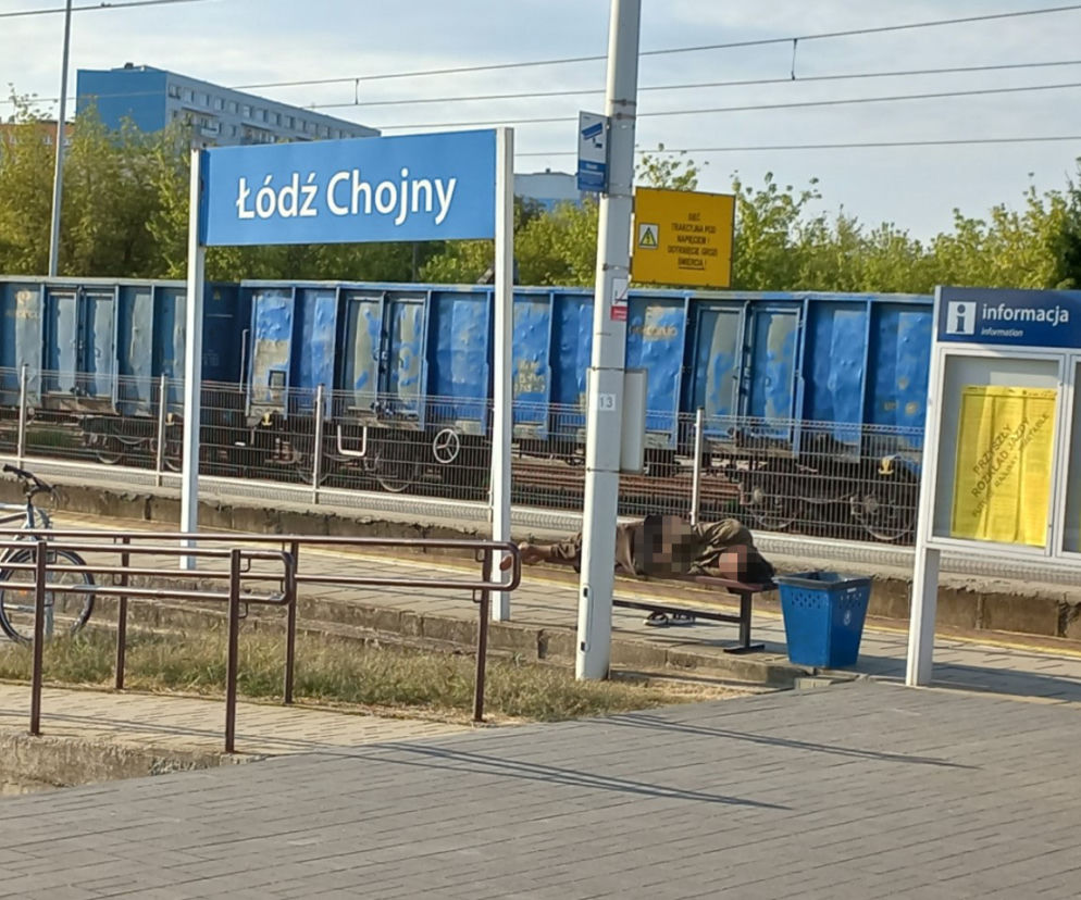 Robił TO na łódzkim dworcu
