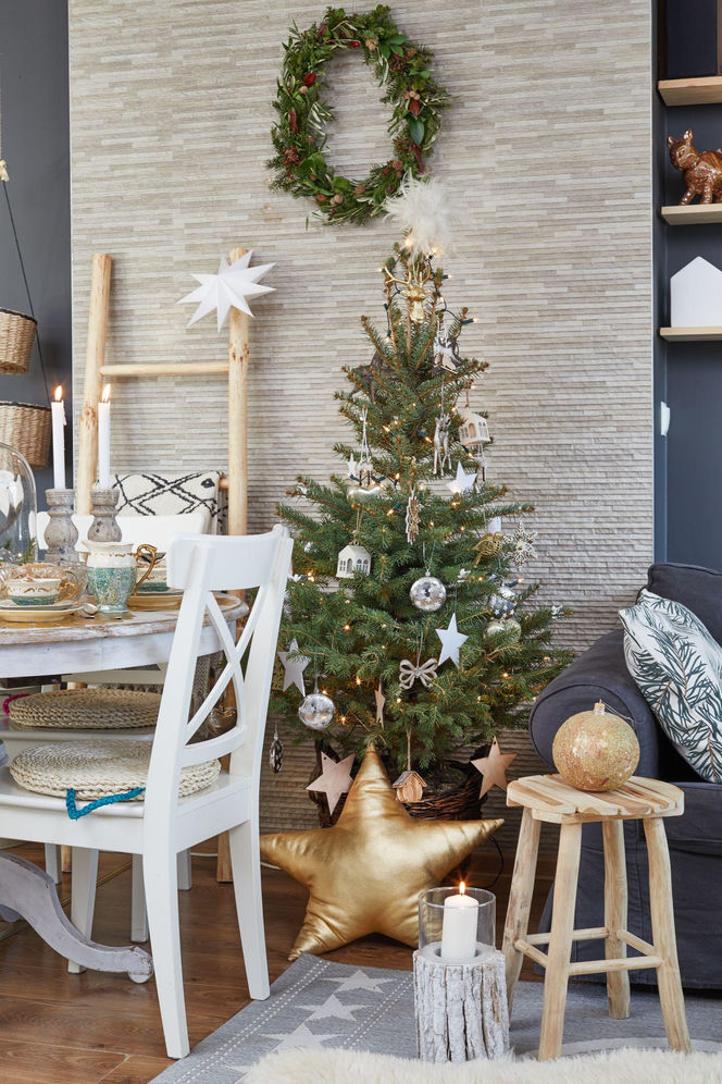 Świąteczne choinki w stylu rustykalnym