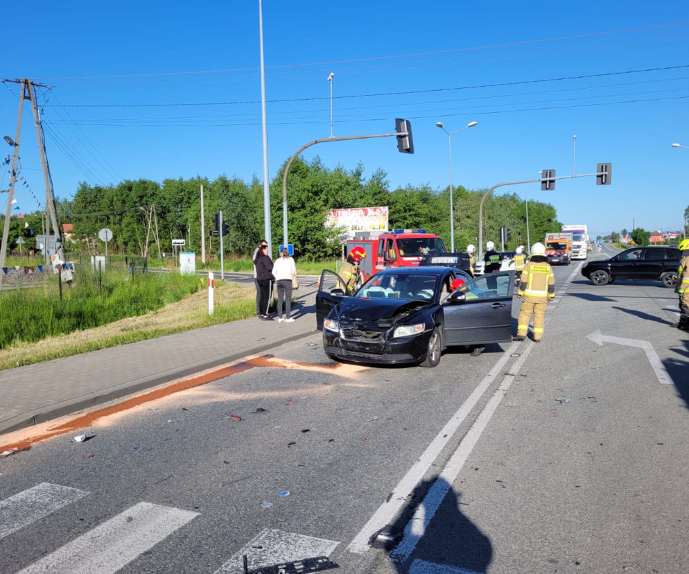 Wypadek na DK94 w Ładnej