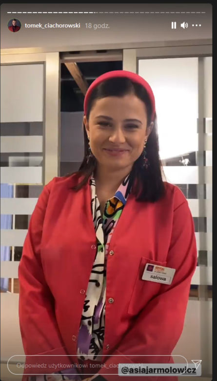 Na dobre i na złe. Salowa Halinka (Joanna Jarmołowicz)