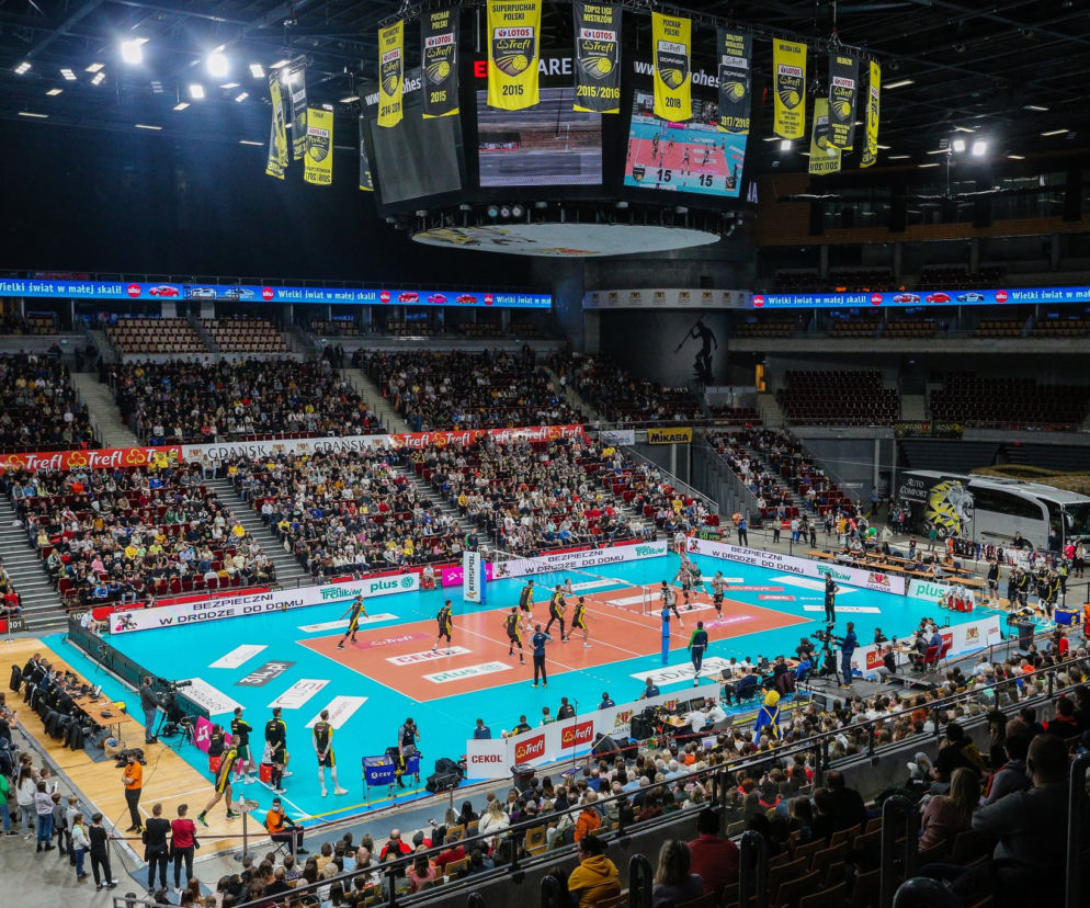 Trefl Gdańsk w Ergo Arenie. 