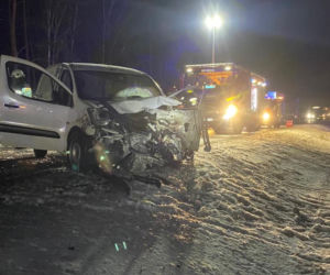 Wypadek na DK 10 pod Bydgoszczą! Jedna osoba poszkodowana [ZDJĘCIA]