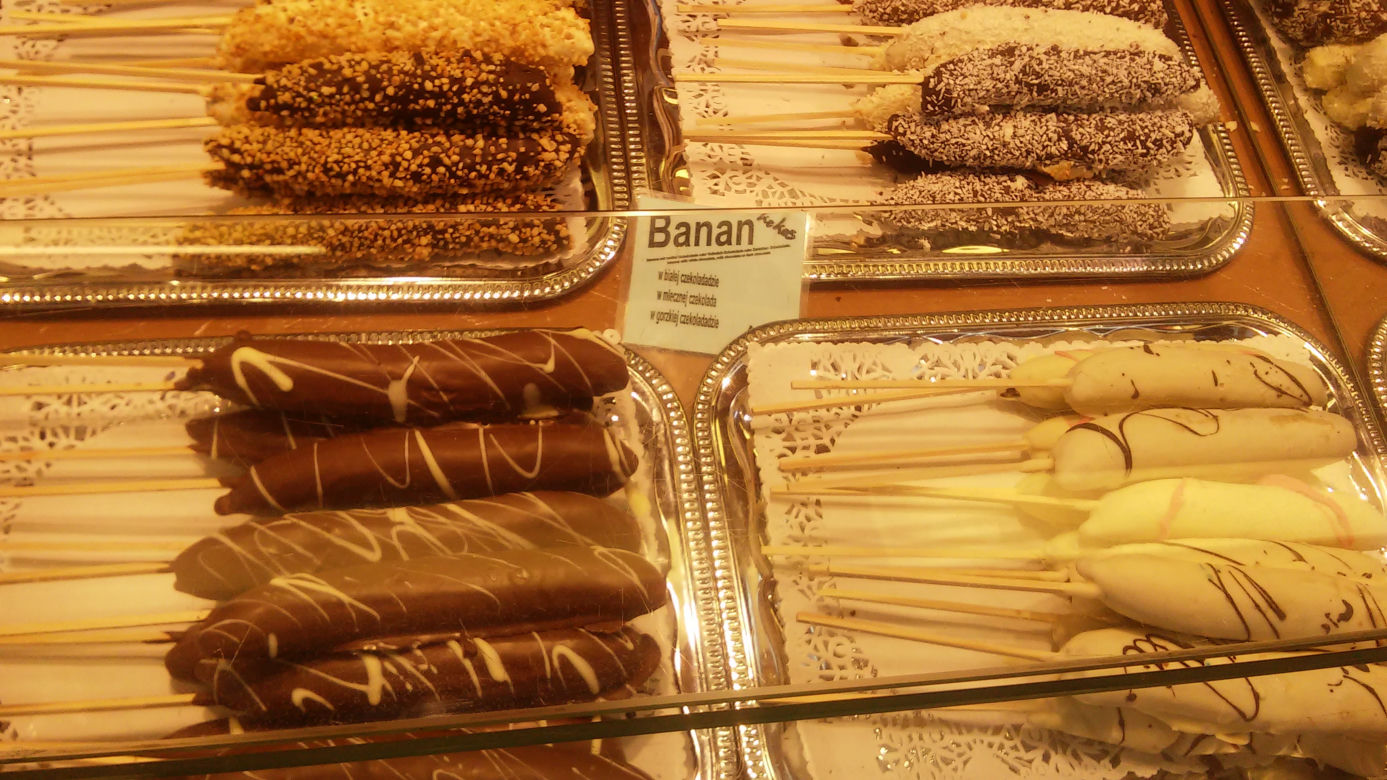 Banany w czekoladzie, czyli jarmarkowy klasyk
