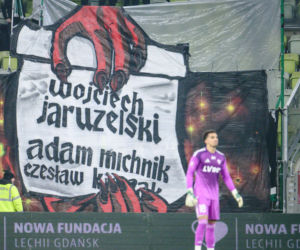 Lechia Gdańsk - Górnik Zabrze, zdjęcia kibiców i zawodników z meczu 18, kolejki PKO BP Ekstraklasy