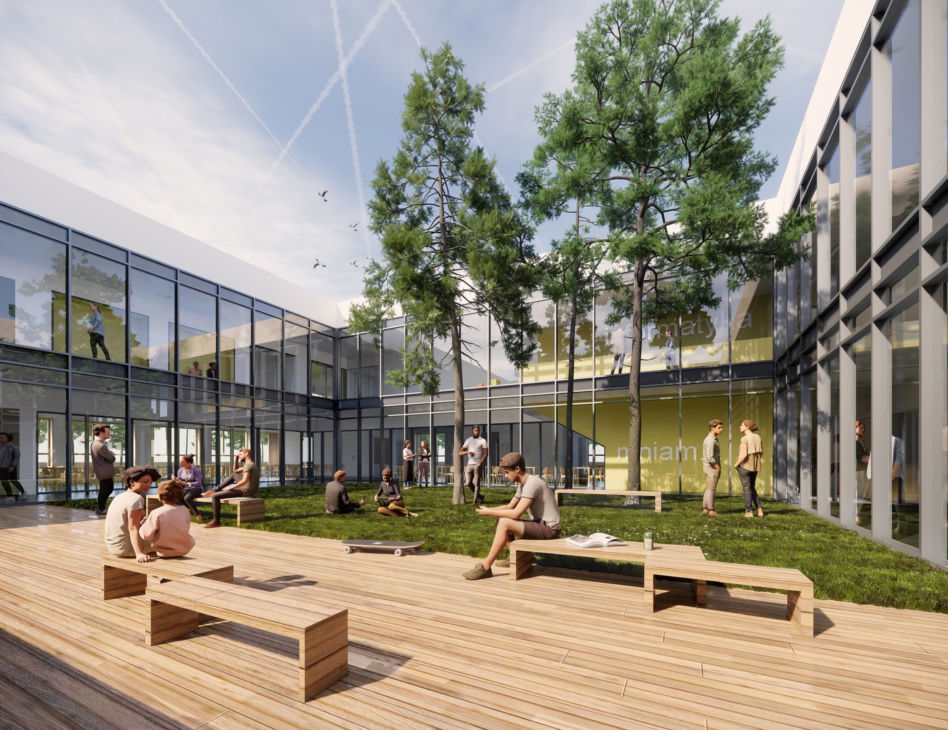 Liceum w Wesołej projektu plus3-architekci