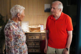 Barwy szczęścia odc. 3275. Jaworski (Jacek Kałucki), Krystyna Złota (Hanna Bieluszko)