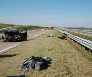 Podkarpacie: Wypadek na A4 w okolicy Jarosławia