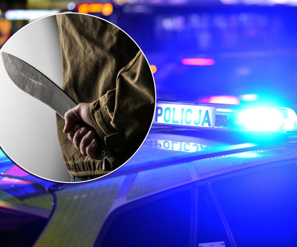 Groził odcięciem głowy i zaatakował maczetą. Kobieta prawie straciła rękę. Podejrzany na wolności