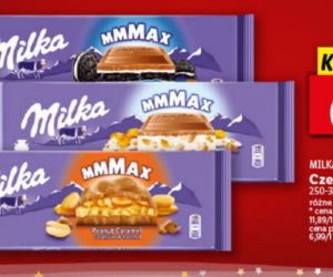 Czekolada Max Milka w cenie 6,99 zł/250/300 g 